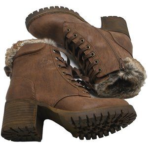 Steve Madden Women's COMFORT Faux Fur Lined Bootie